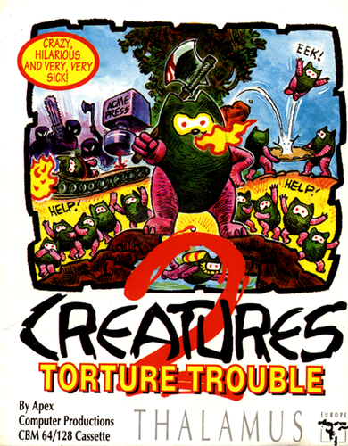 Creatures 2: Torture Trouble box art for Commodore 64